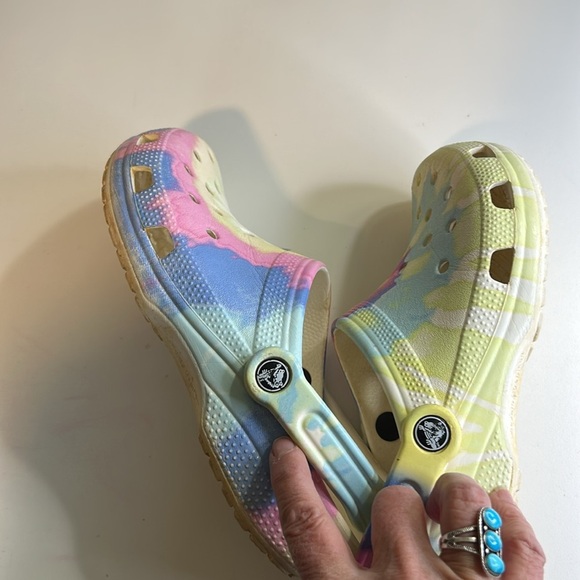 CROCS PASTEL TIE-DIE CLOGS WOMENS 8 MENS 6 - Picture 8 of 11